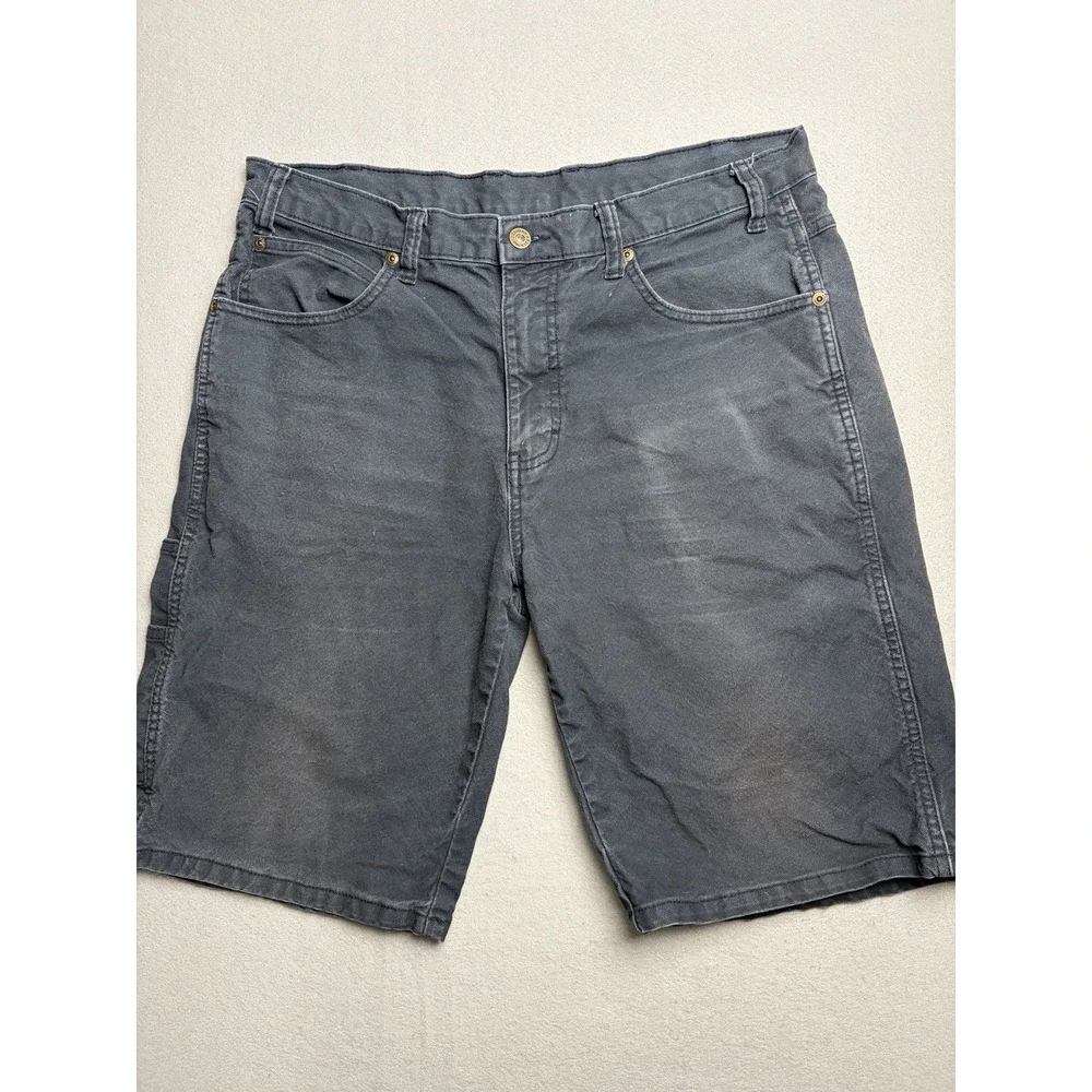 Dickies Denim Utility Jean Shorts Washed Black Men's 34 Inseam 10.5